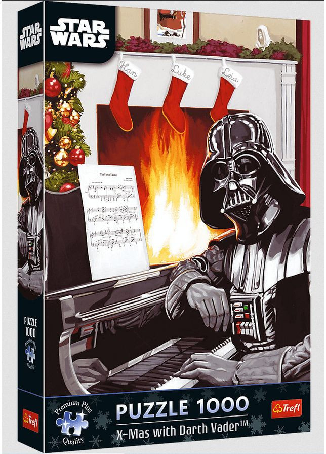 Пазл - "1000 Премиум Плюс" - XMAS: Рождество с Дартом Вейдером, Lucasfilm Star Wars, 12085, Trefl