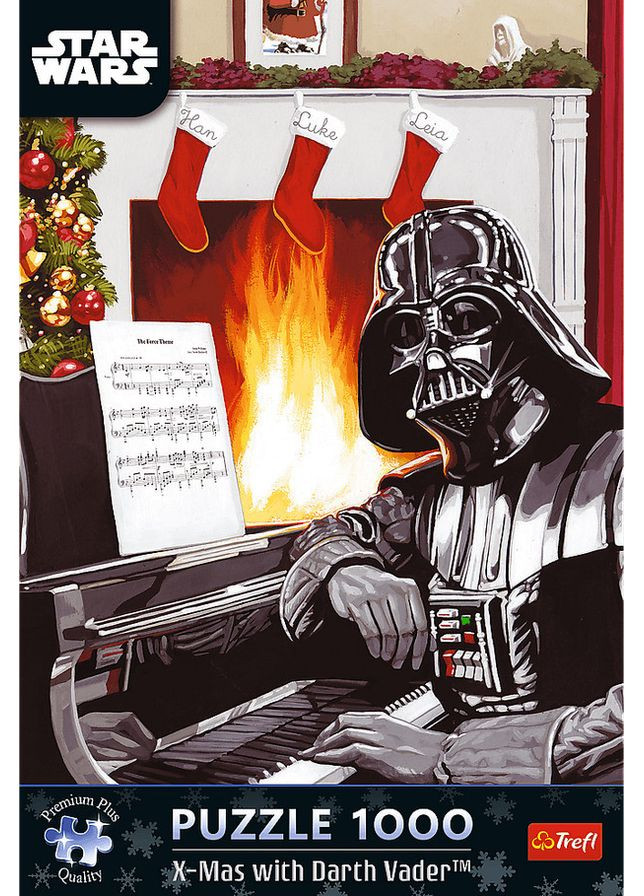 Пазл - "1000 Премиум Плюс" - XMAS: Рождество с Дартом Вейдером, Lucasfilm Star Wars, 12085, Trefl 2