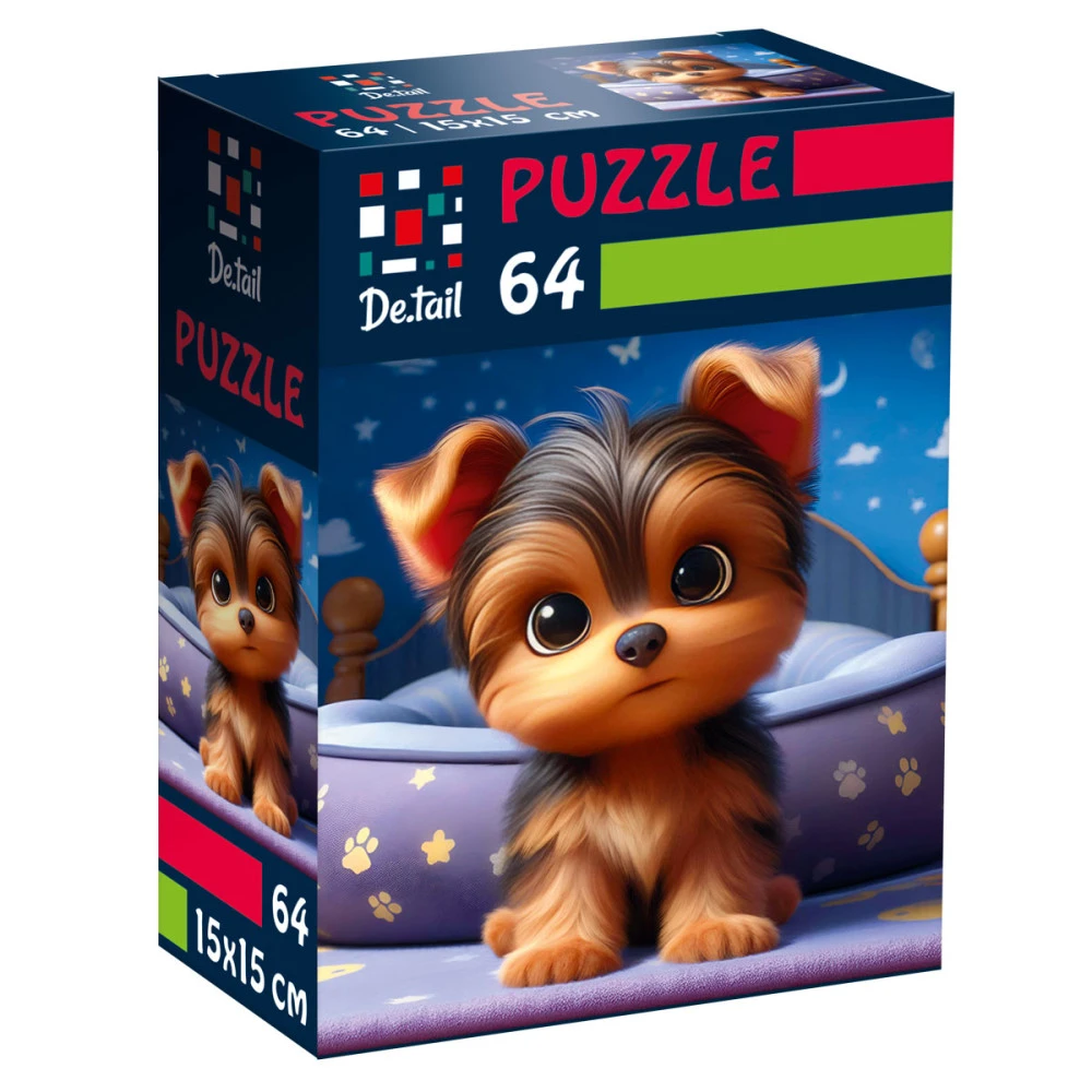 Пазлы "Любознательное цуцен" De.tail, 64 детали, DT1234-09