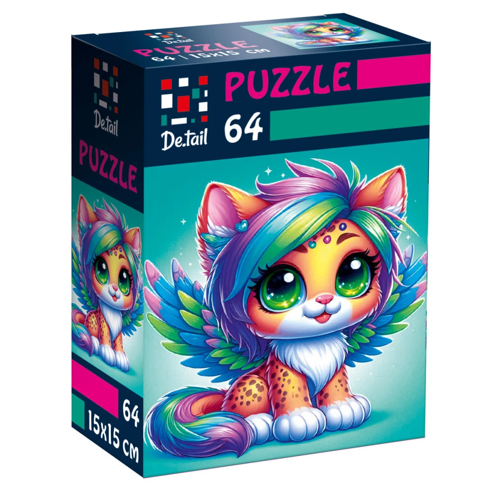 Пазлы "Сказочный леопардик" De.tail, 64 детали, DT1234-23