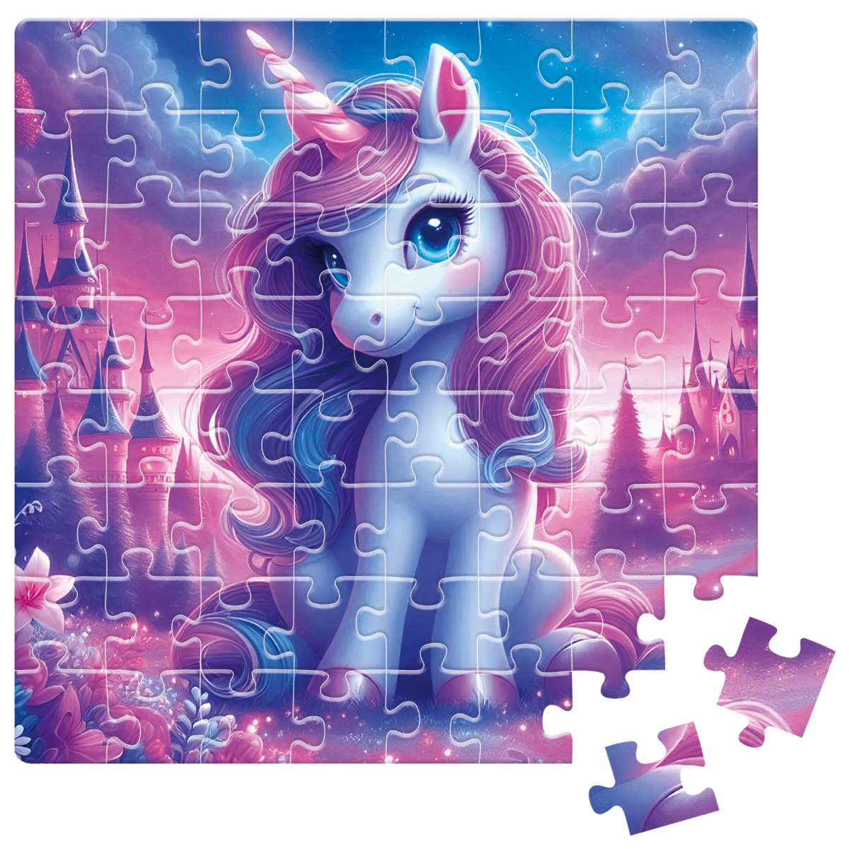 Пазлы "Сказочный мир" De.tail, 64 детали, DT1234-11 2