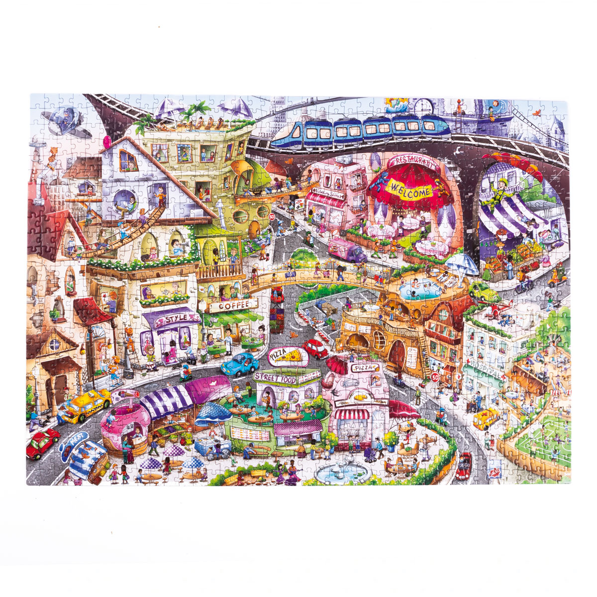 Пазлы "Город" De.tail, 1000 деталей, DT1000-13 2