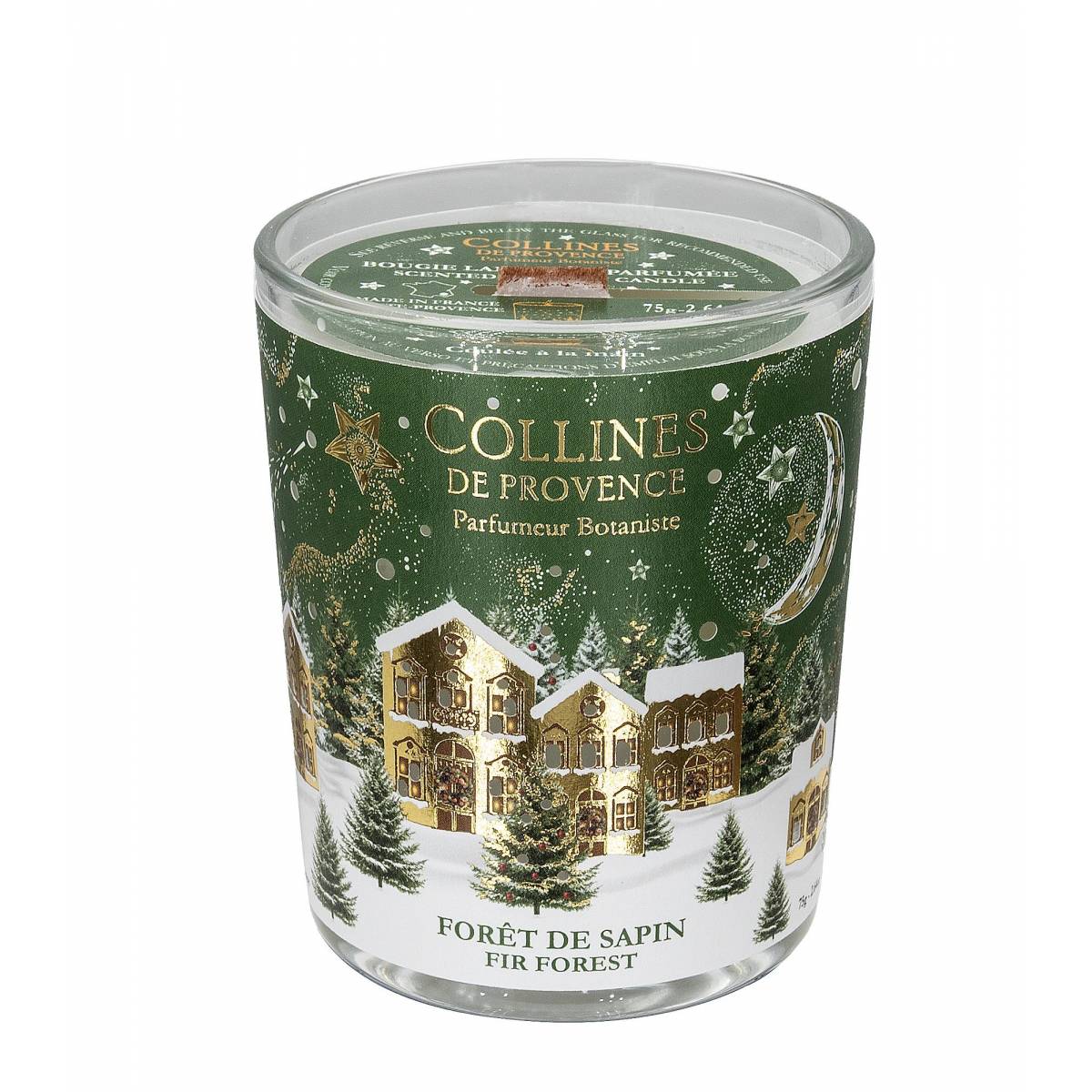 Свеча "Еловый лес" 75 г, C4345FSA, Collines de Provence