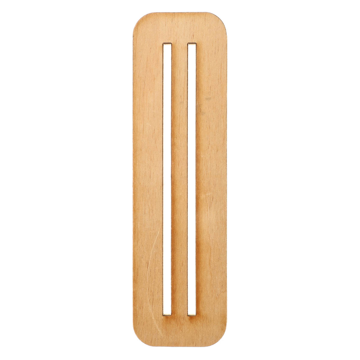 Заготовка деревянная Подставка длинная (1/2 прореза)/круглая