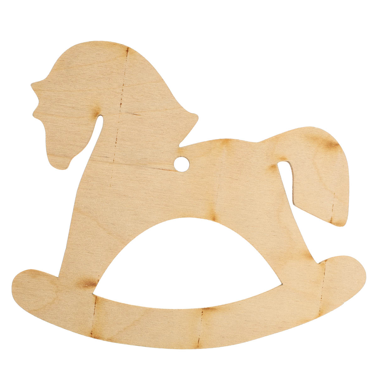 Заготовка деревянная Подвеска "Лошадка-качалка", НГ67