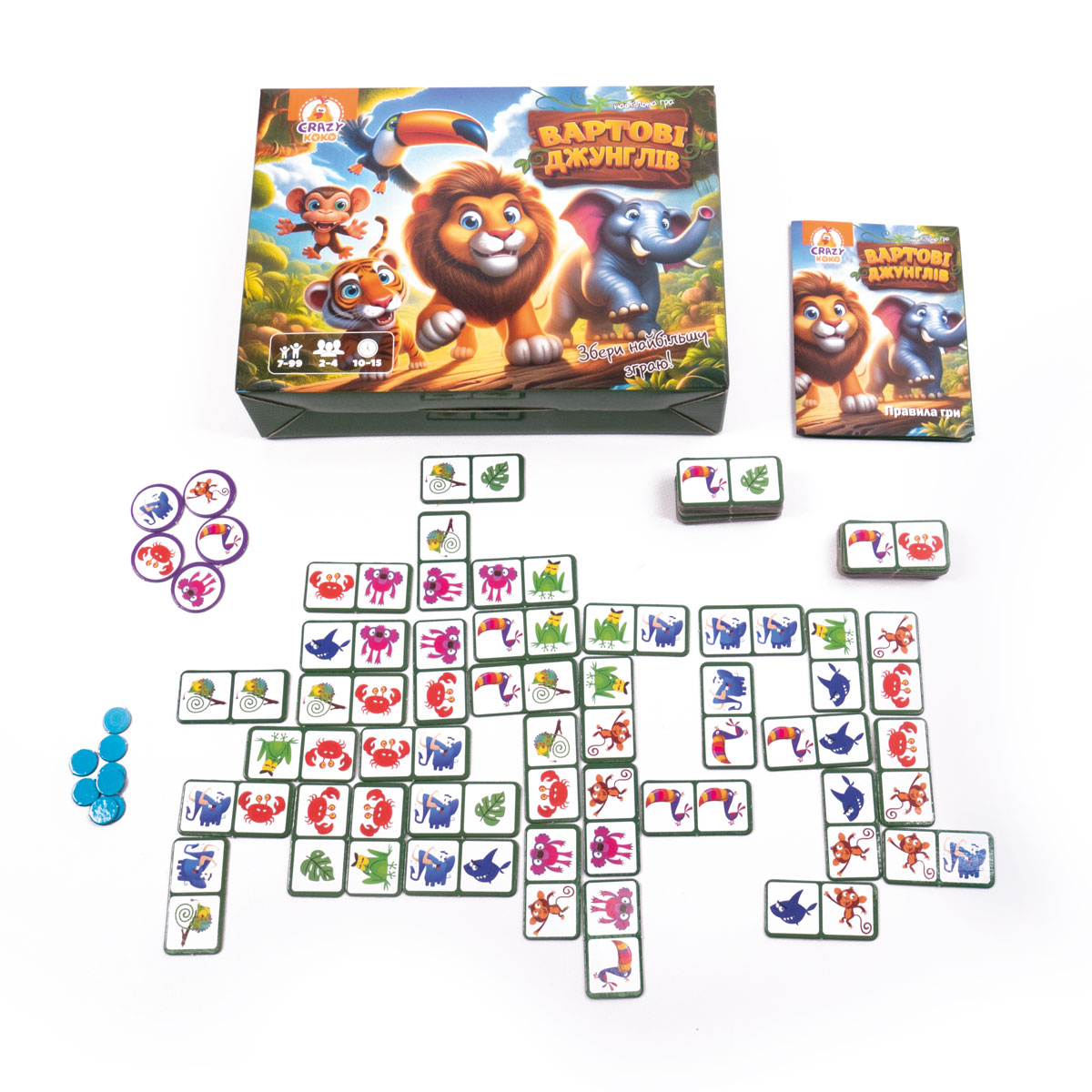 Гра настільна розважальна "Вартові джунглів" Vladi Toys, VT8055-47 1