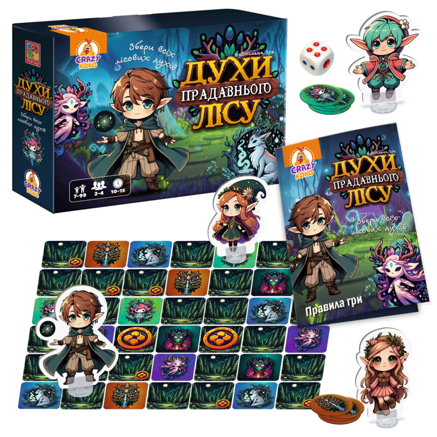 Игра настольная развлекательная "Духи древнего леса" Vladi Toys, VT8055-48 2