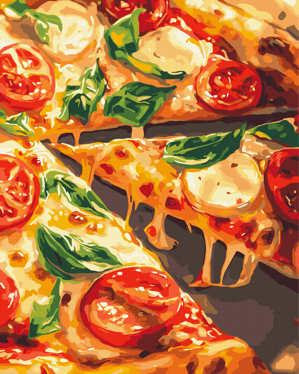 Картина по номерам «Ароматная пицца», BS54441