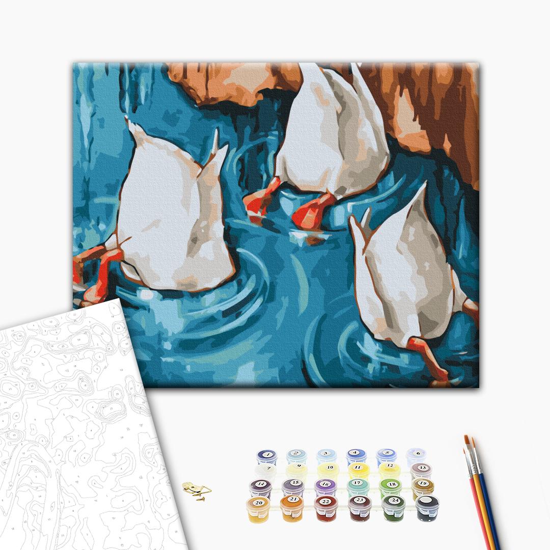 Картина по номерам «Гусиные лапки © ANNART», BS53875 1