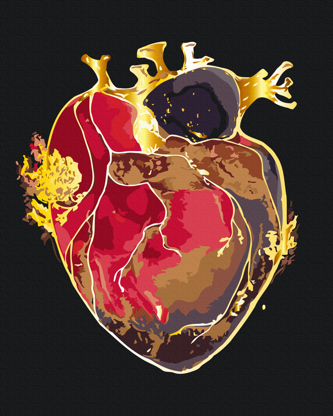 Картина по номерам «С любовью к себе © Юлия Ангелюк», BS54433