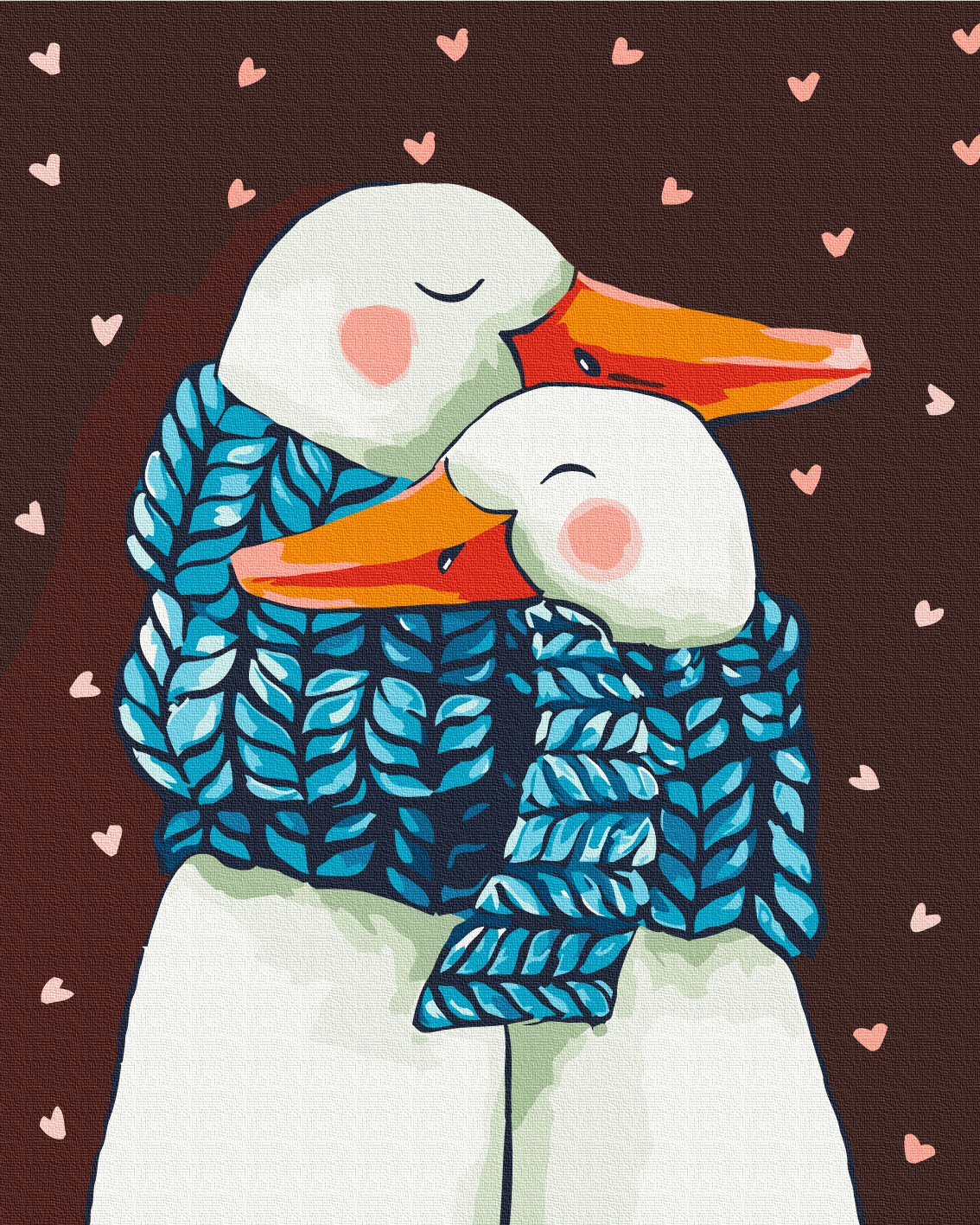 Картина по номерам «Согревающие объятия © ANNART», BS53877