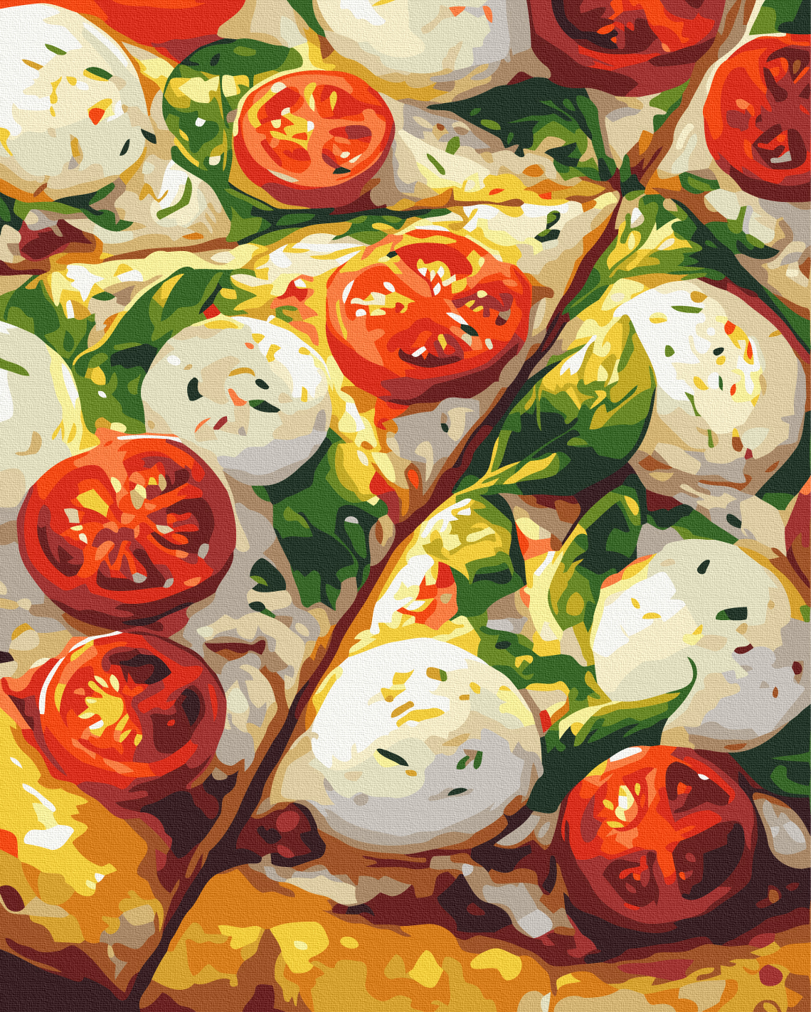 Картина по номерам «Итальянская пицца», BS54442