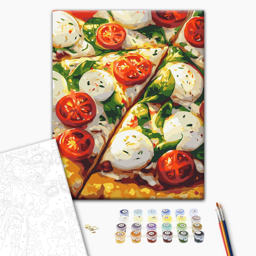 Картина по номерам «Итальянская пицца», BS54442 1