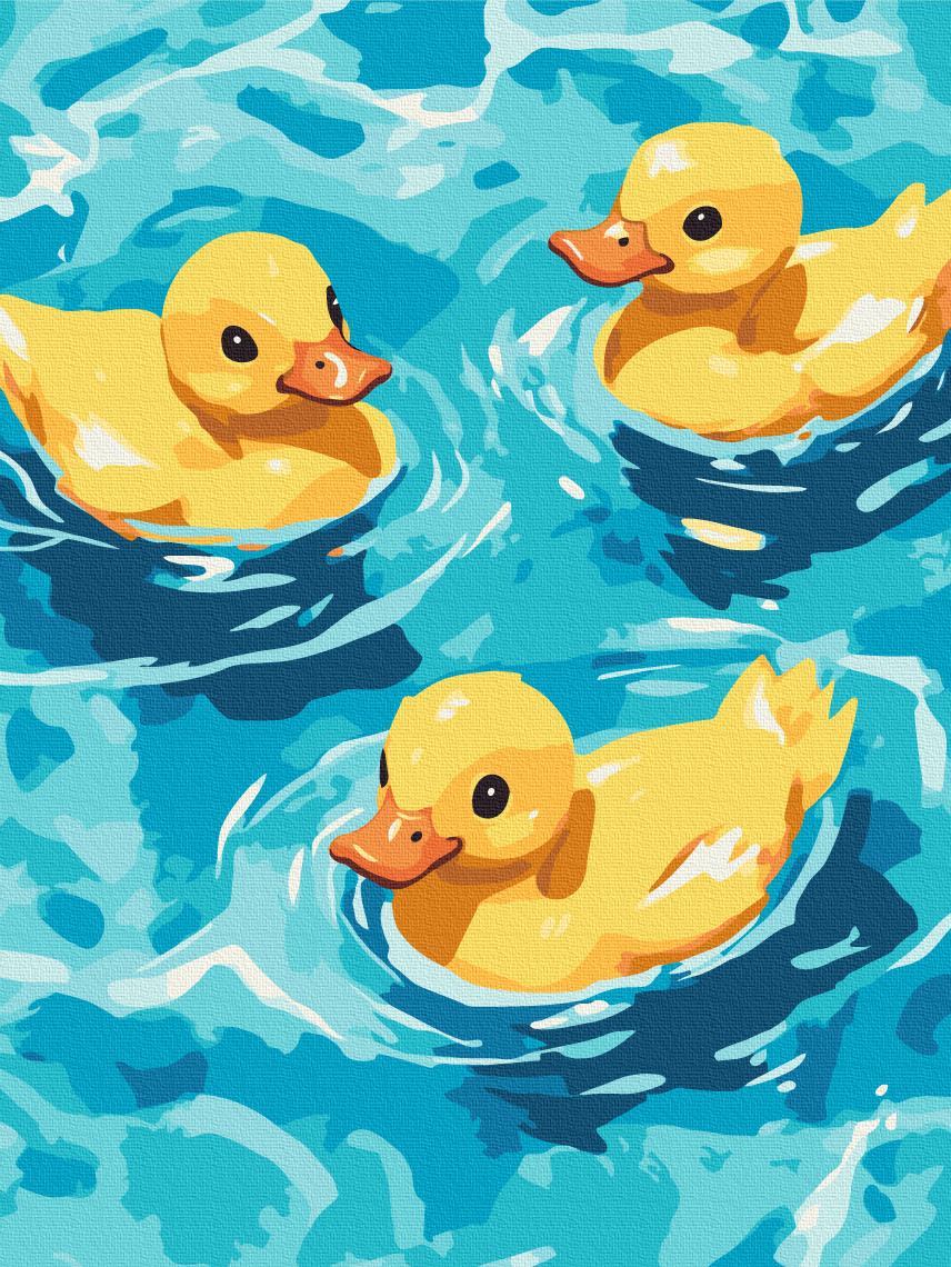 Картина по номерам «Утенок», KBS0178