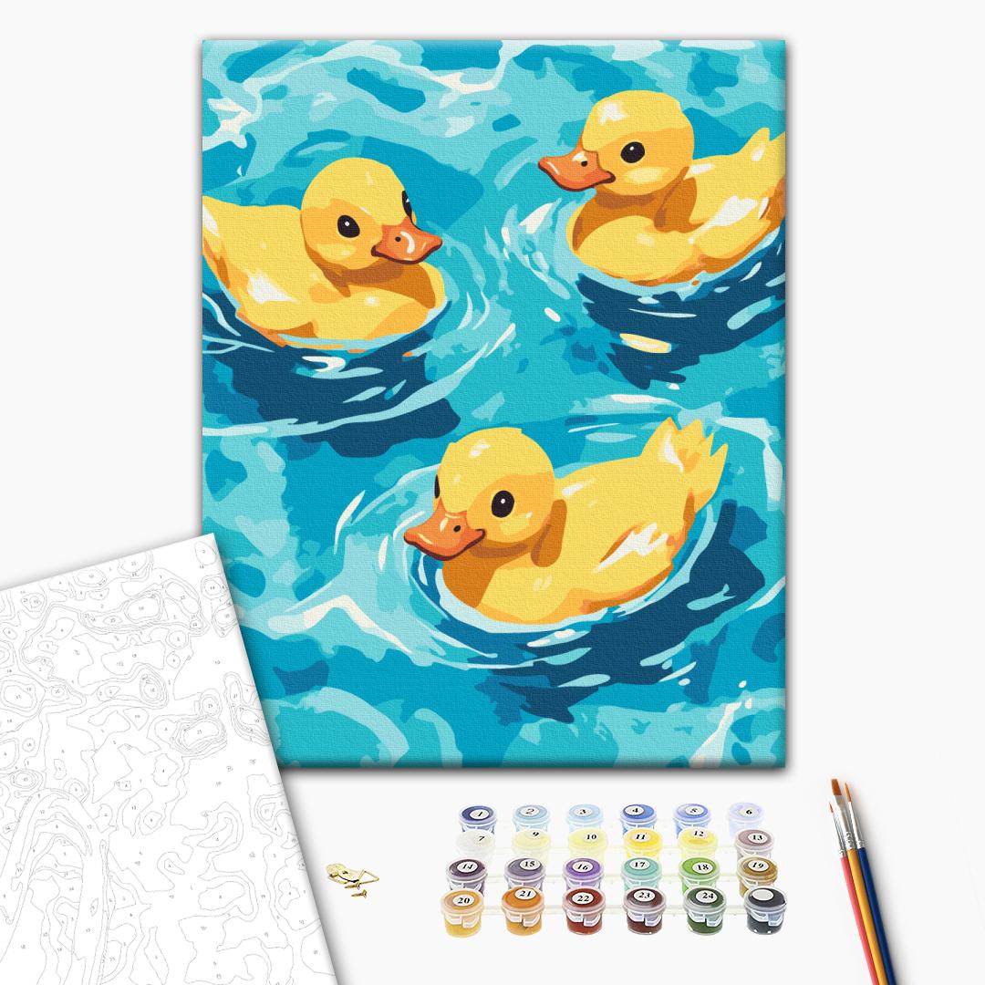 Картина по номерам «Утенок», KBS0178 1