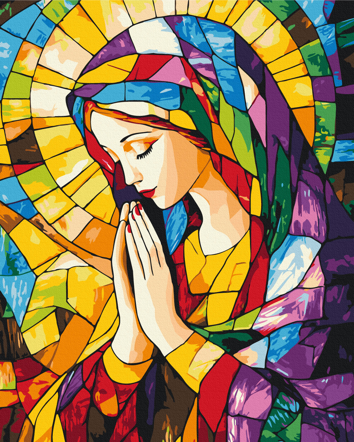 Картина за номерами "Молитва світла", BS54327