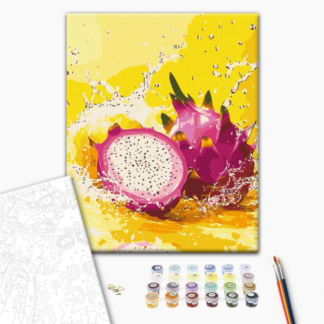Картина по номерам «Освежающий фрукт дракона», BS54448 1