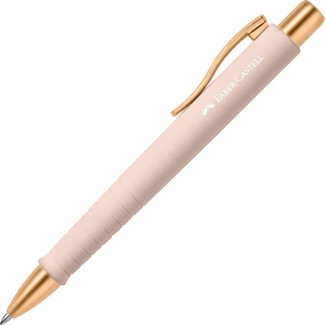 Ручка кулькова Poly Ball urban XB автомат Pale Rose, 241187 Faber-Castell