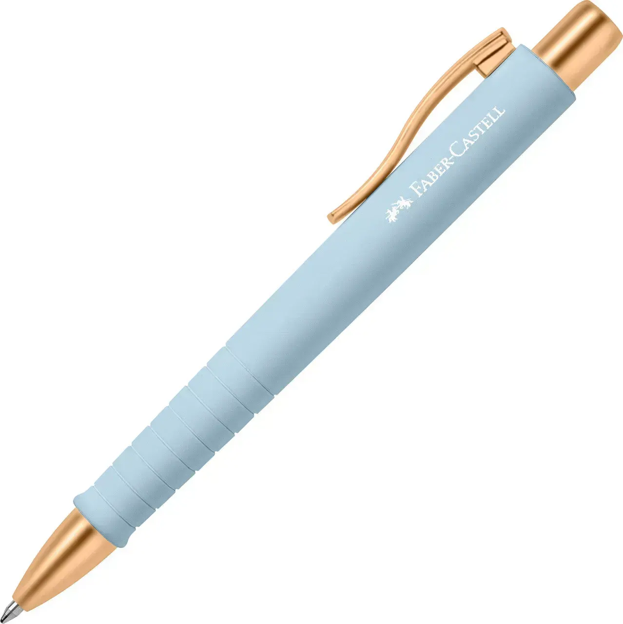 Ручка кулькова Poly Ball urban XB автомат Sky blue, 241186 Faber-Castell
