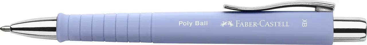 Ручка кулькова Poly Ball XB автомат корпус Pale Iris, 241154 Faber-Castell 1