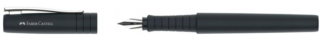 Ручка пір`яна Poly Pen F Black, 241006 Faber-Castell 1