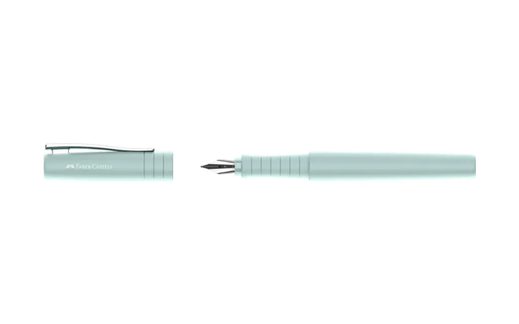 Ручка пір`яна Poly Pen F Caribic Blue, 241011 Faber-Castell 1