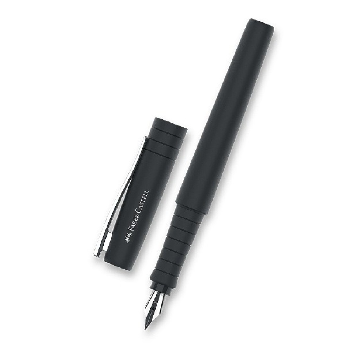 Ручка пір`яна Poly Pen M Black, 241003 Faber-Castell 1