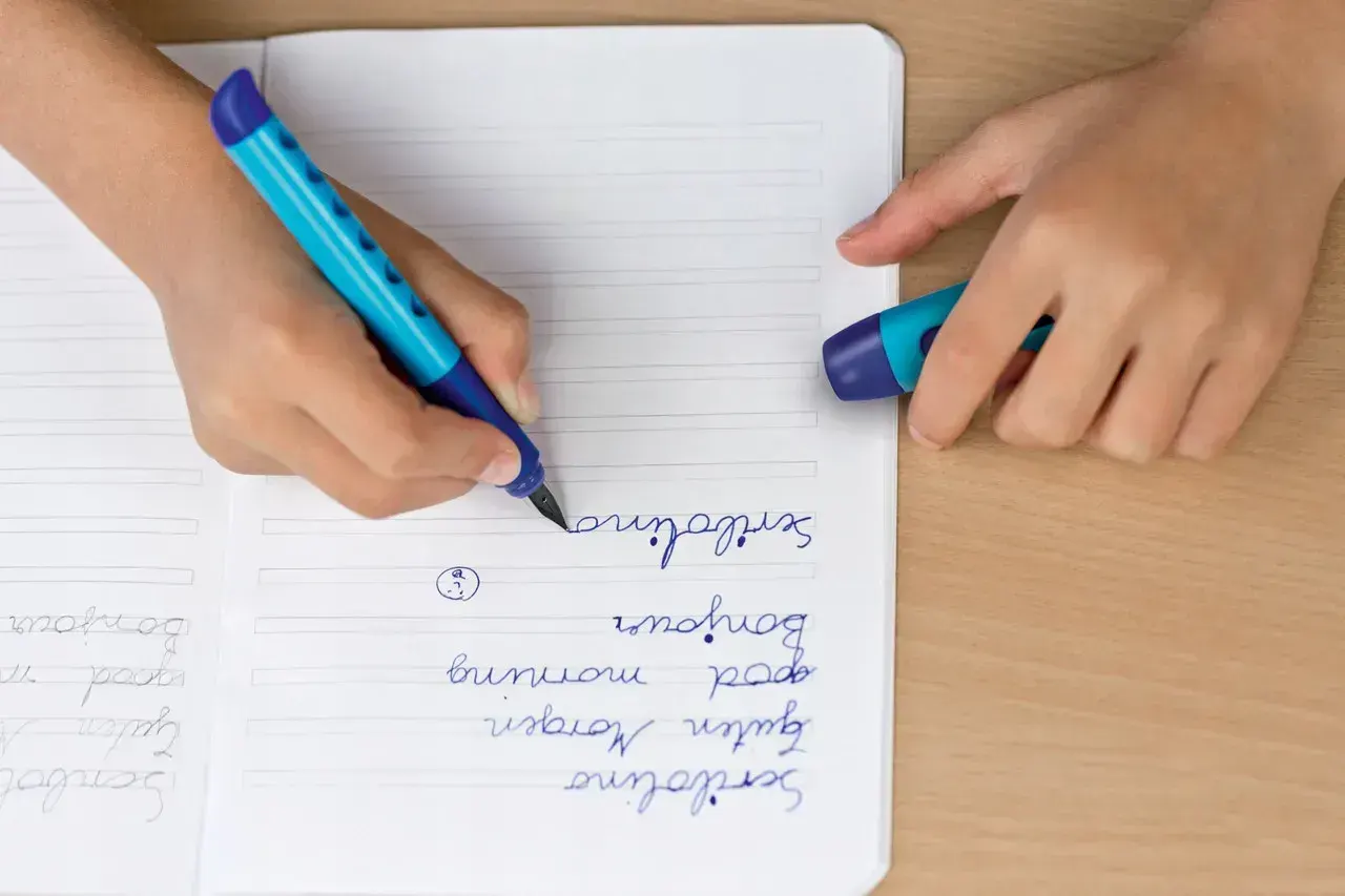 Ручка пір`яна для правши + 6 патронів, 149802 Faber-Castell 8