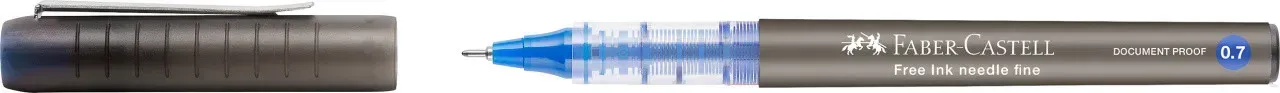 Ручка-ролер Free Inc 0,7 мм, синій ігольчатий, 348251 Faber-Castell 3