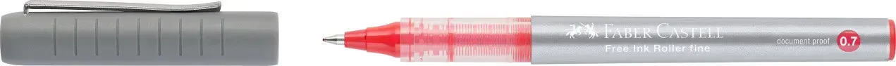 Ручка-ролер Free Inc 0,7 мм, червоний, 348121 Faber-Castell 1