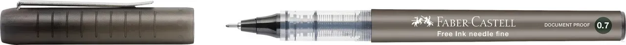 Ручка-ролер Free Inc 0,7 мм, чорний ігольчатий, 348299 Faber-Castell 3