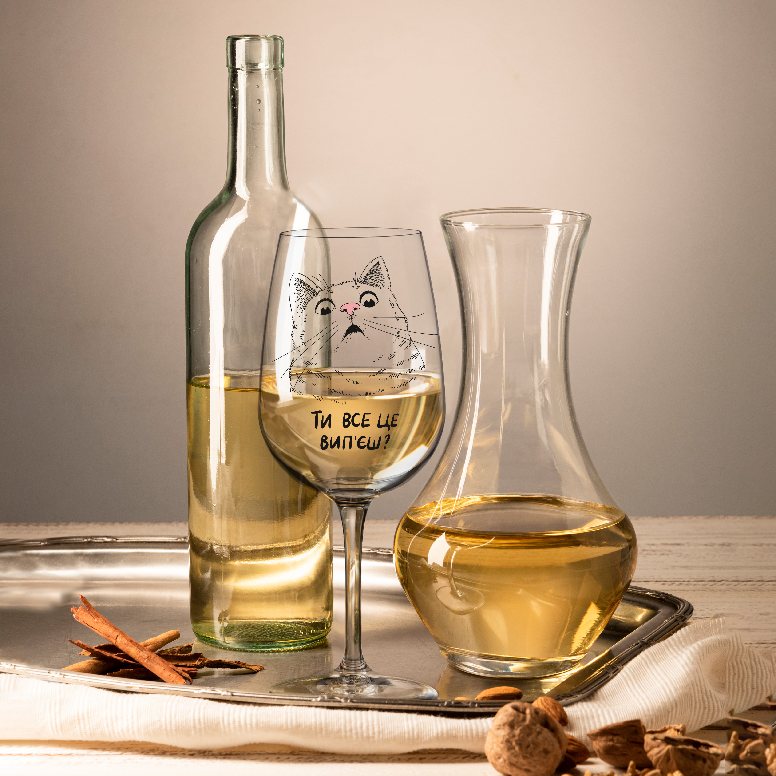 Бокал "Удивленный кот", orner-2296 3
