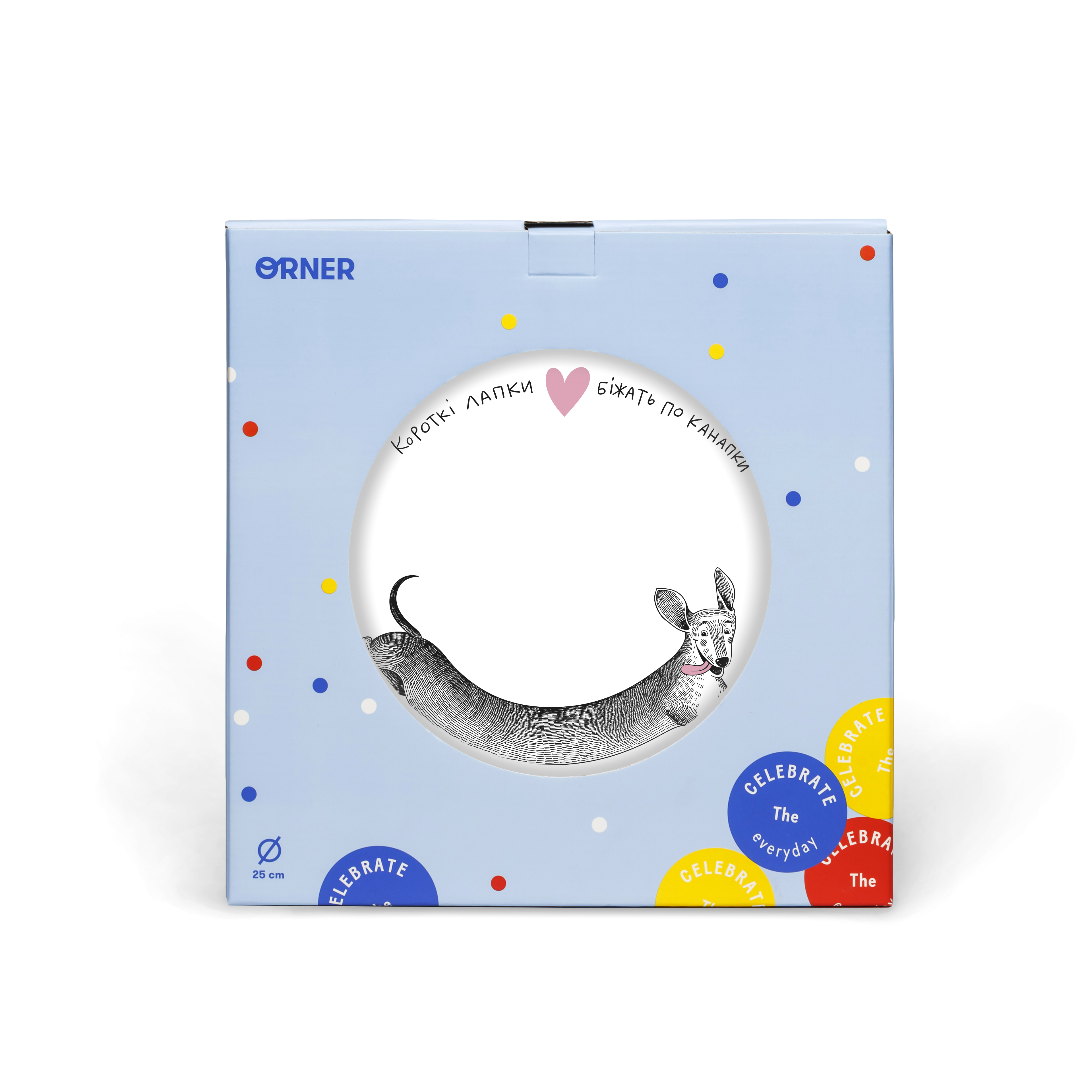 Тарелка "Такса", orner-0633 3