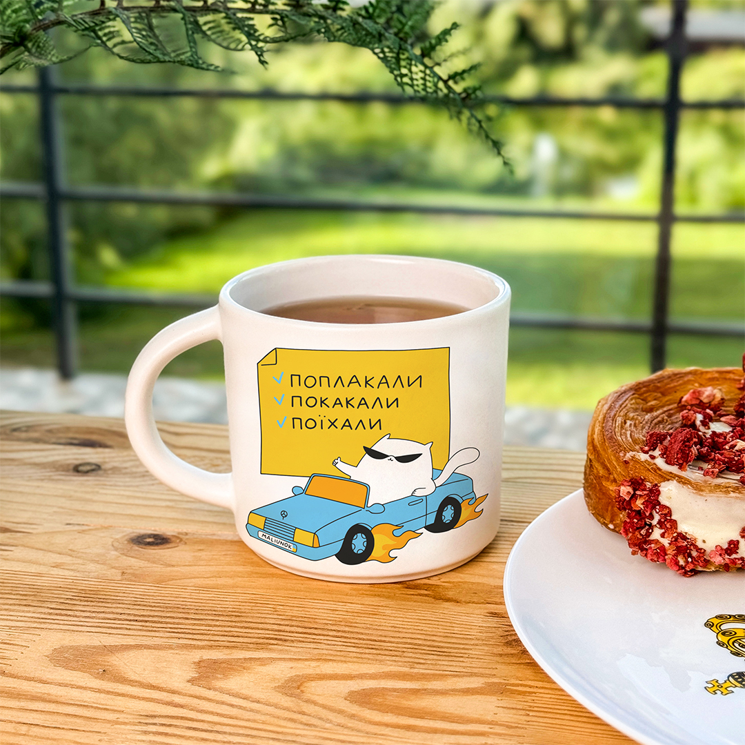 Чашка "Деловой кот", orner-2900 1