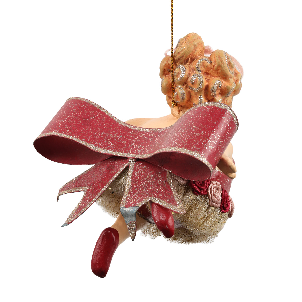 Підвіска новорічна Круглолиця дворецька дама 13 см (3 види в асорт.), B 96507 GOODWILL 2