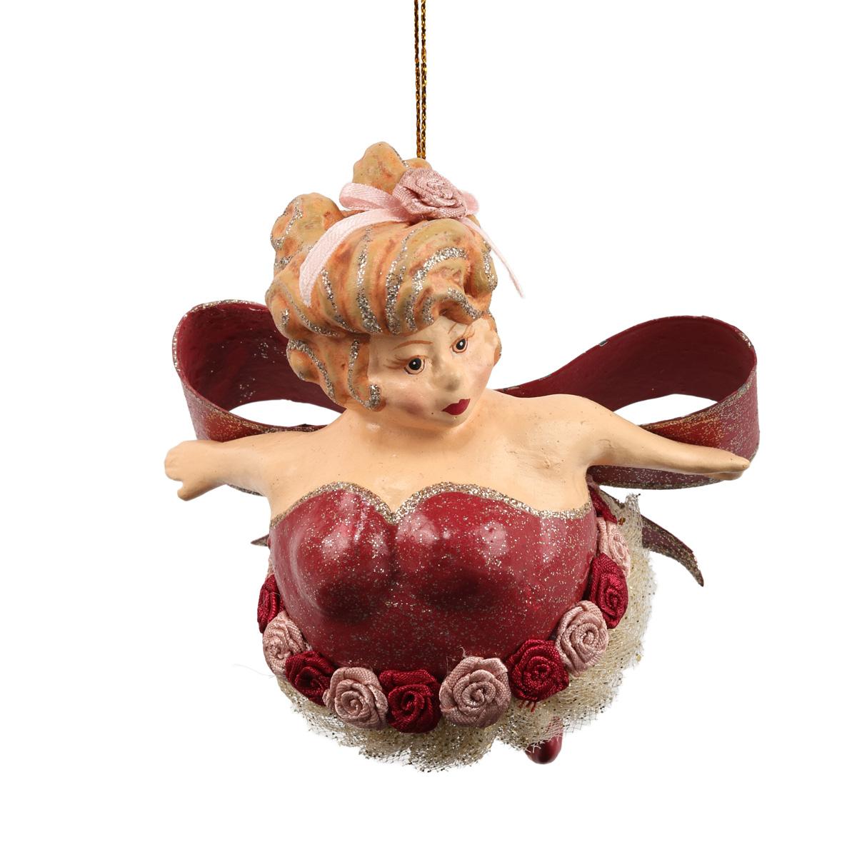 Підвіска новорічна Круглолиця дворецька дама 13 см (3 види в асорт.), B 96507 GOODWILL 3