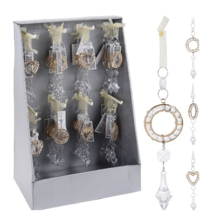 Підвіска новорічна, золото (3 види в асорт.), CAA642450 3