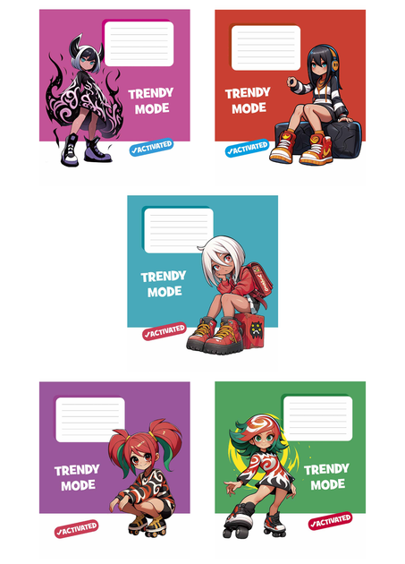 Зошит 24 кл. Школярик УФ лак (2405)