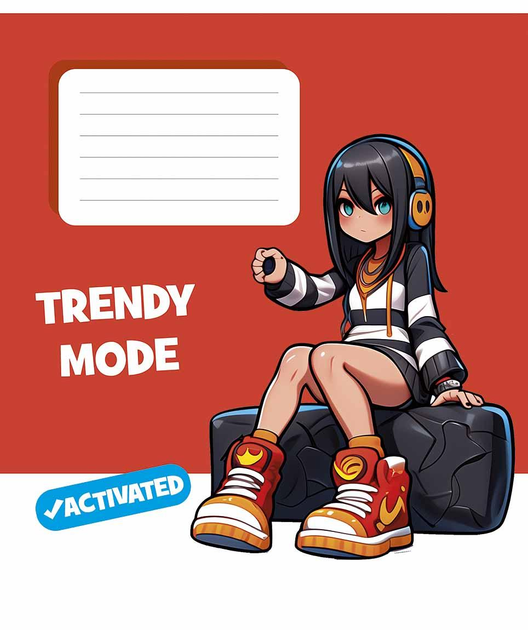 Зошит 24 кл. Школярик УФ лак (2405) 3