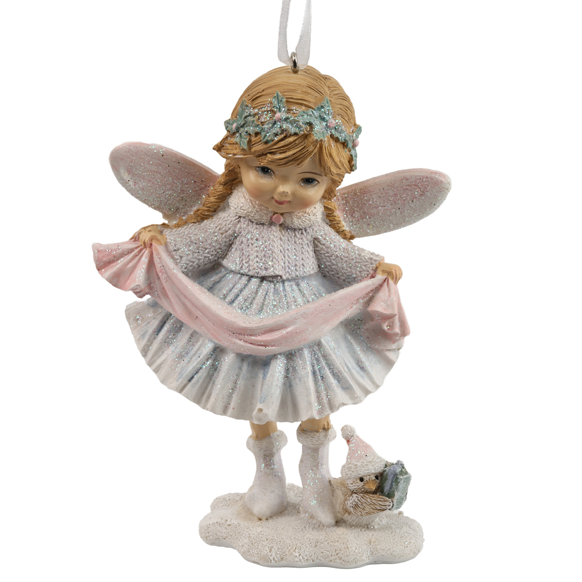Подвеска декоративная "Малышка Фея" 12 см, розовый, 707-598