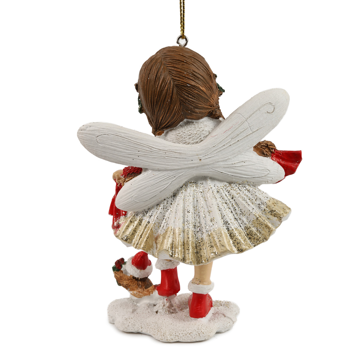 Подвеска декоративная "Малышка Фея" 12 см, красный с белым, 707-593 1