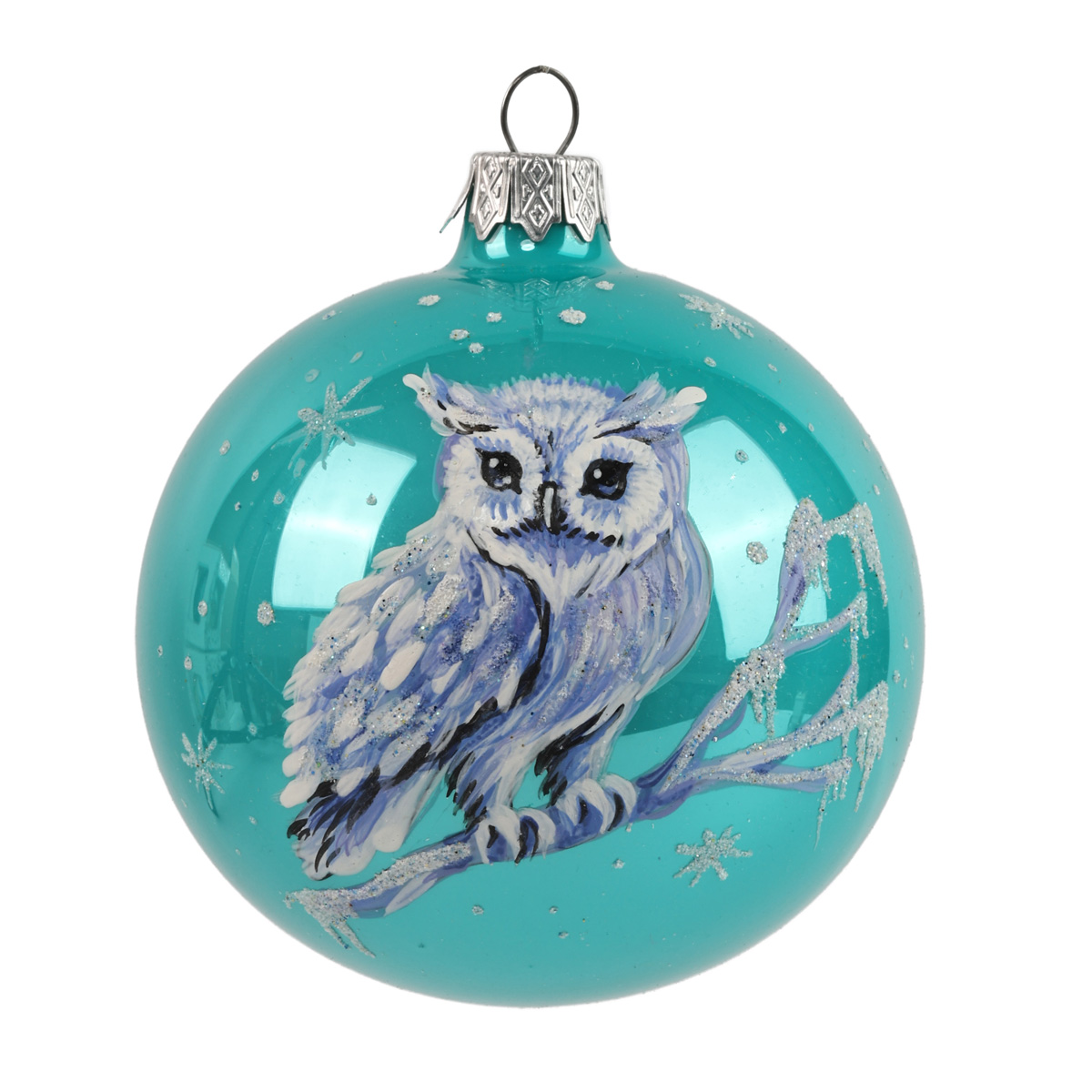 Игрушка елочная "Белая сова"