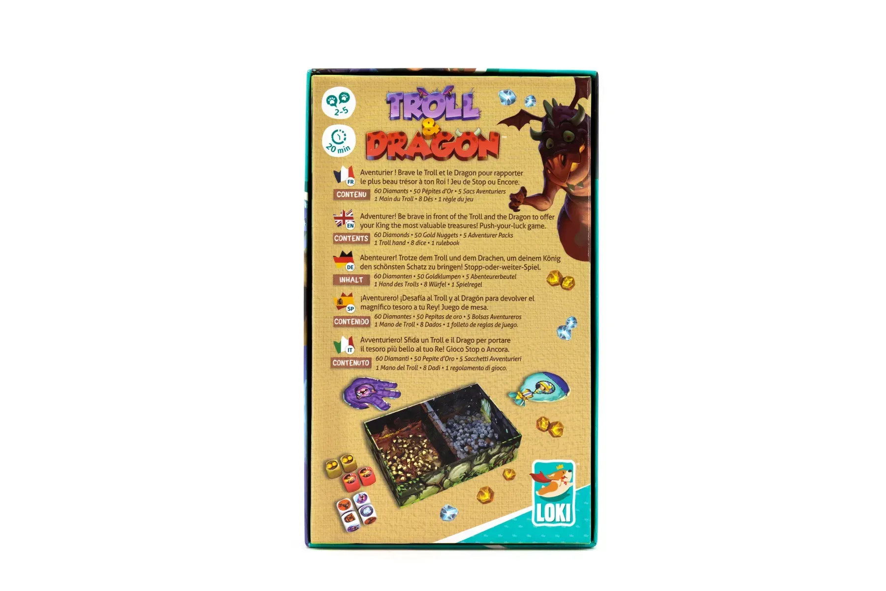 Настольная игра «Тролль и Дракон» LOKI, 51475_EU 2