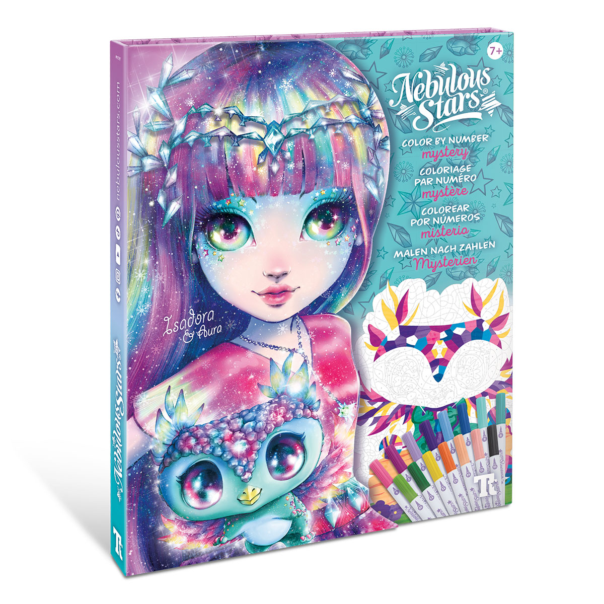 Набор для творчества Nebulous Stars - Раскраска по номерам: Звездные тайны, 11382