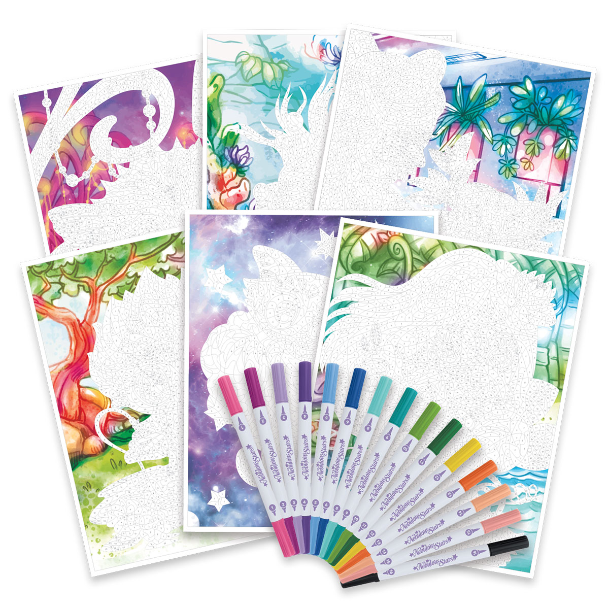 Набор для творчества Nebulous Stars - Раскраска по номерам: Звездные тайны, 11382 1