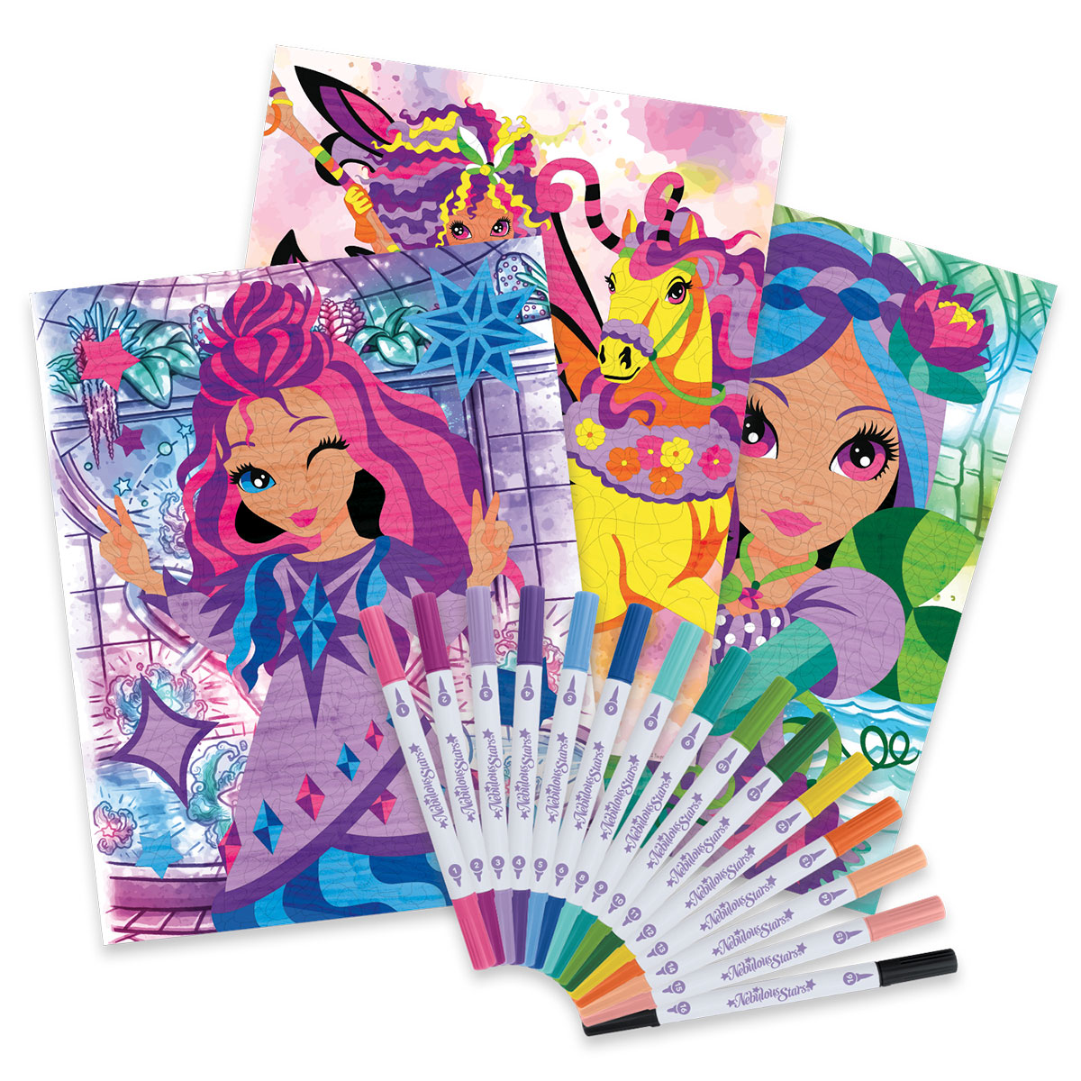 Набор для творчества Nebulous Stars - Раскраска по номерам: Звездные тайны, 11382 2