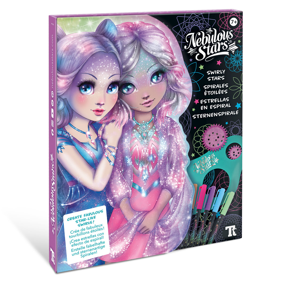 Набор для творчества Nebulous Stars - Скетчбук: Звездный спирограф, 11383