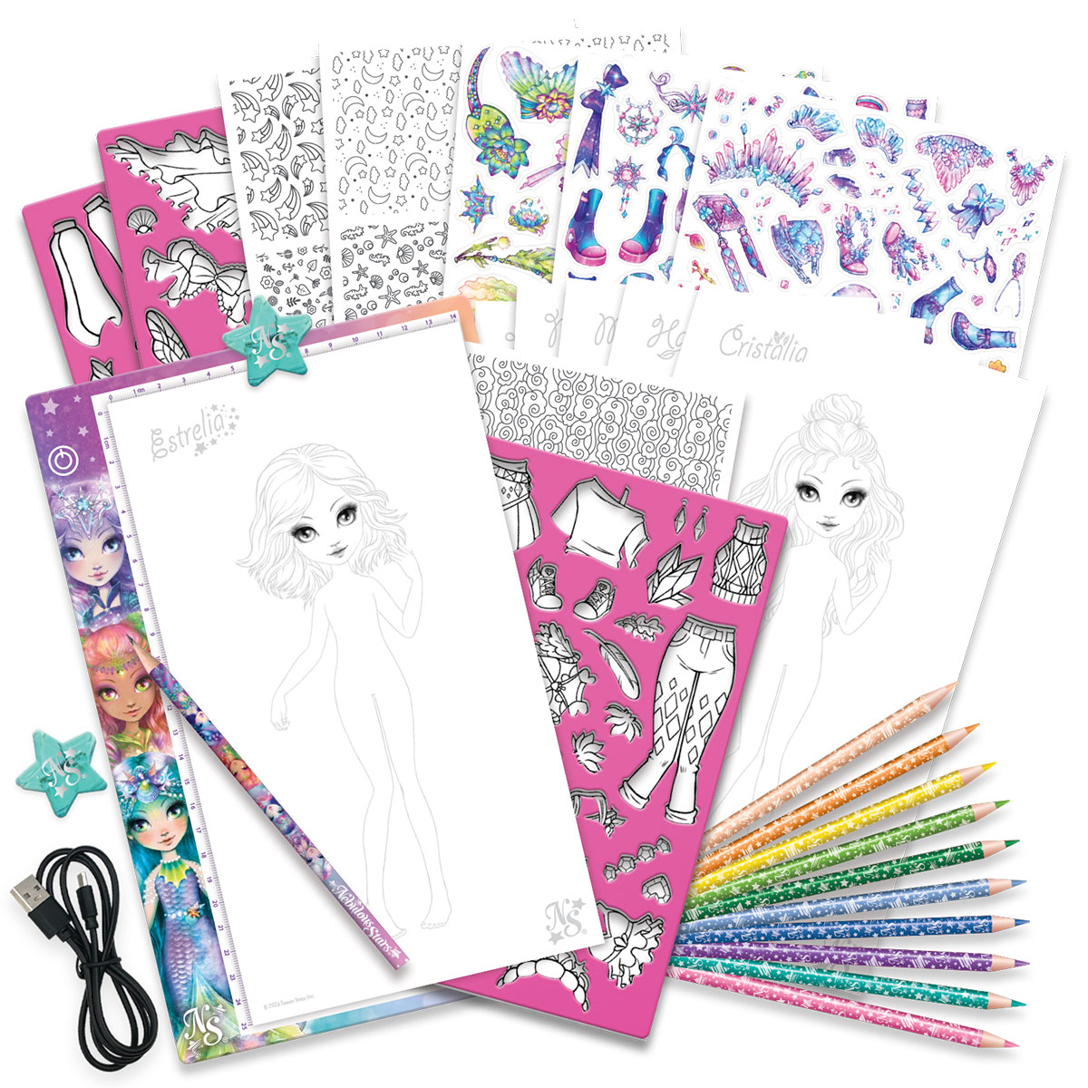 Набор для творчества со световым планшетом Nebulous Stars - Мода туманных звезд, 11214 1