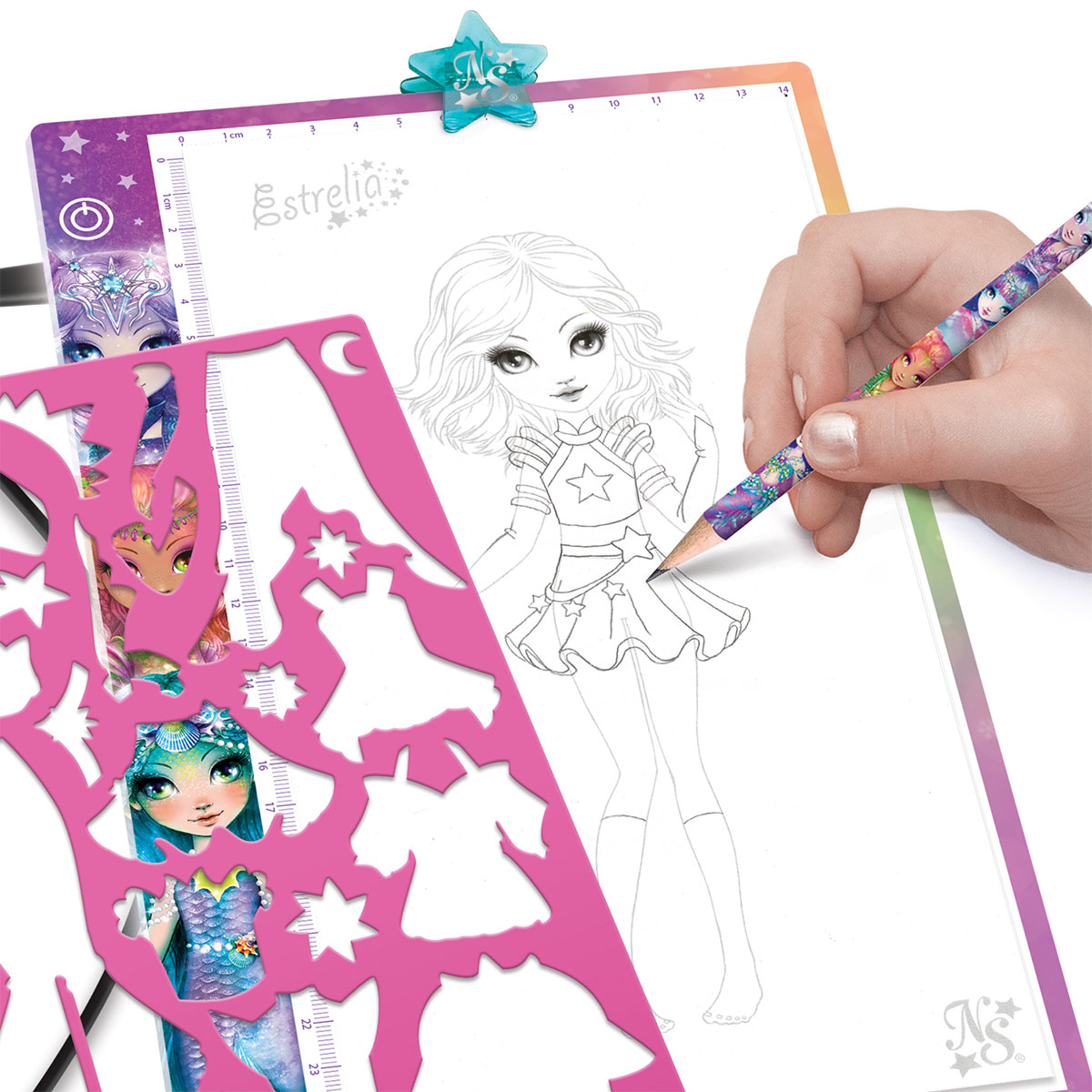 Набор для творчества со световым планшетом Nebulous Stars - Мода туманных звезд, 11214 2