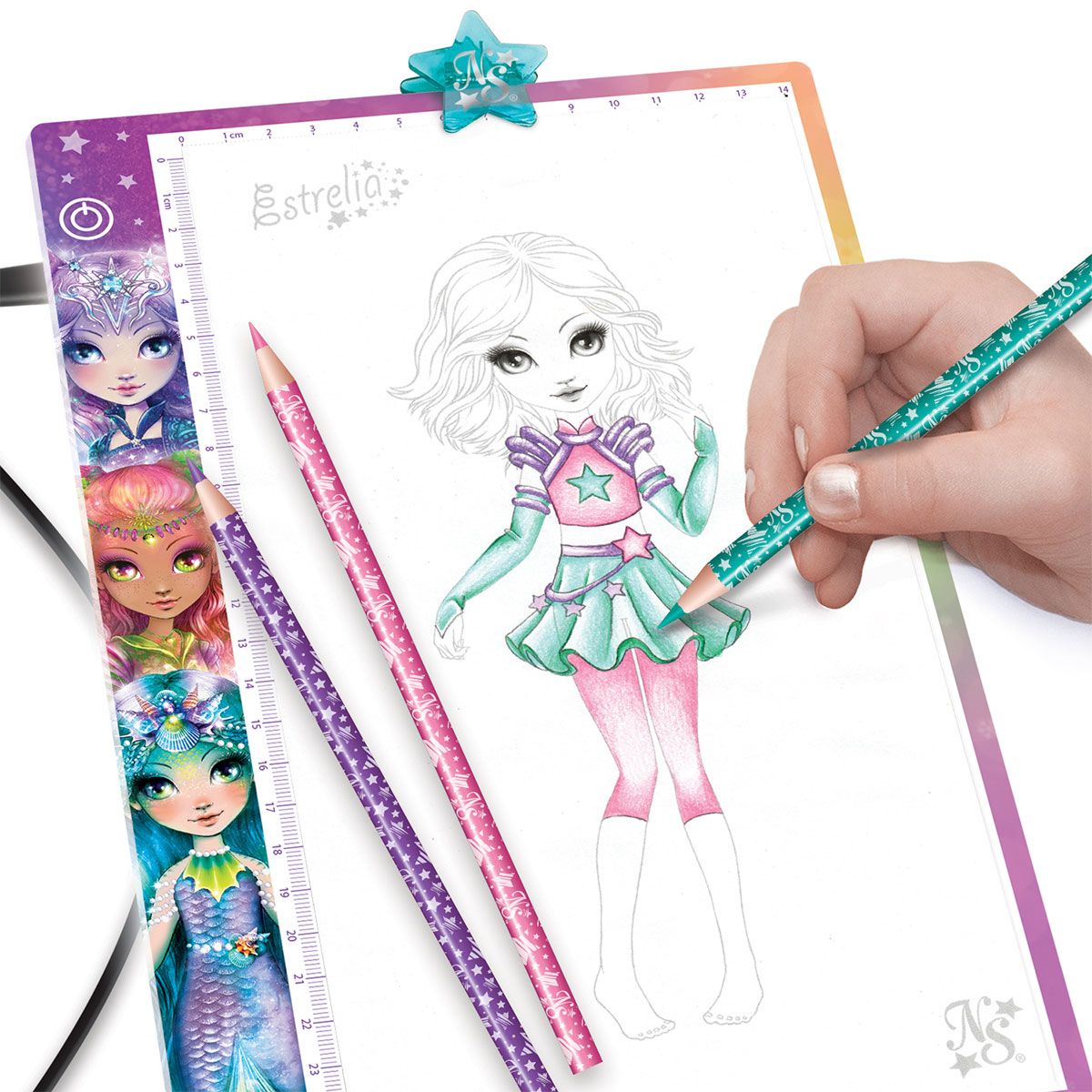 Набор для творчества со световым планшетом Nebulous Stars - Мода туманных звезд, 11214 3